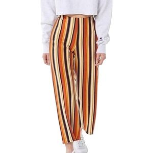 UO Ant Knit Cropped Striped Pant